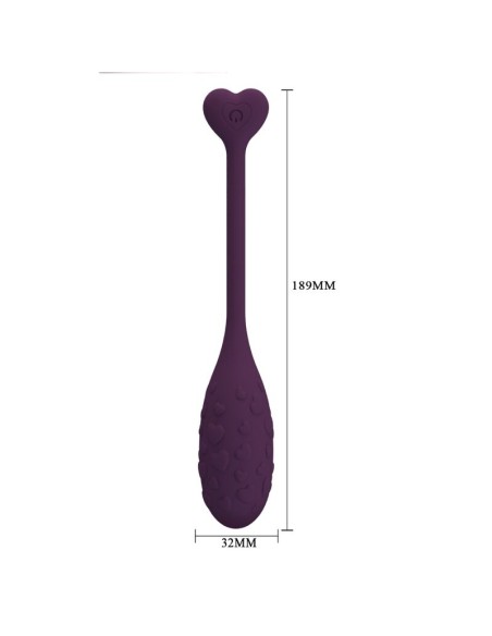 PRETTY LOVE - FISHERMAN HUEVO VIBRADOR LILA CONTROLADO POR APP 