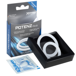 JOYDIVISION POTENZDUO - ANILLOS PARA PENE BLANCO - M JOYDIVISION POTENZDUO 2