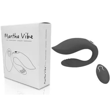 Martha Vibrador para Parejas Control Remoto Negro | Armony
