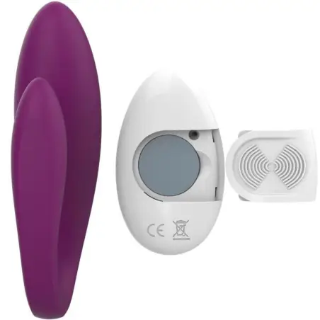 Kitty Vibrador para Parejas Control Remoto Violeta | Armony