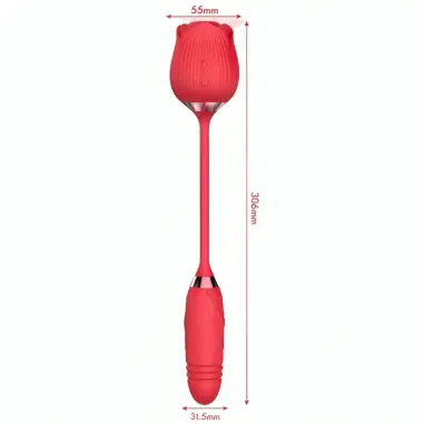 Delight Flower Succionador & Thrusting Rojo | Armony