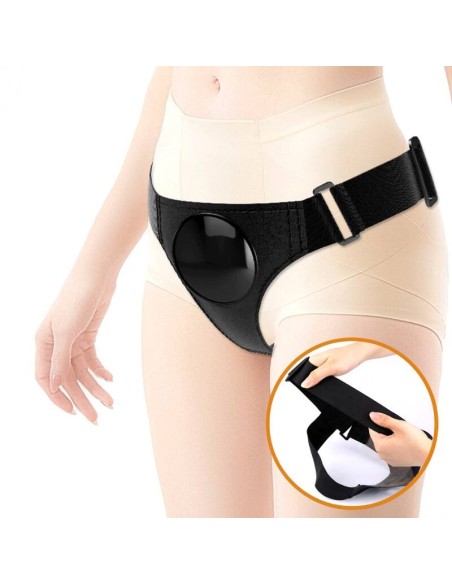 PRETTY LOVE - HARNESS BRIEFS ARNÉS UNIVERSAL CON DILDO TOM 20 CM NATURAL 