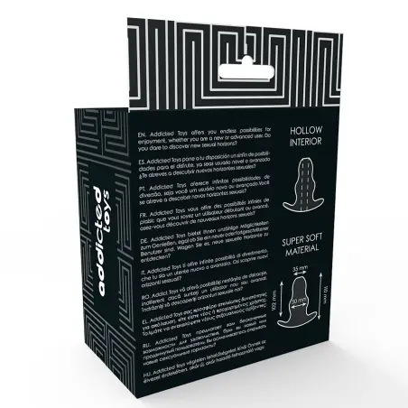 Dilatador Anal Mediano 11 cm Transparente | Addicted Toys