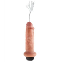 KING COCK - DILDO SQUIRTING 17.8 CM NATURAL KING COCK 2