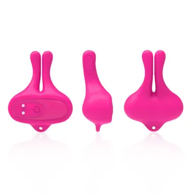 Pinzas Pezones Magnéticas Vibración Conejo Rosa | Armony