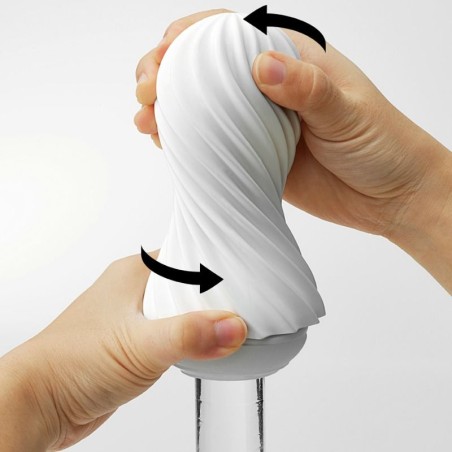 TENGA - FLEX MASTUBADOR MASCULINO BLANCO TENGA