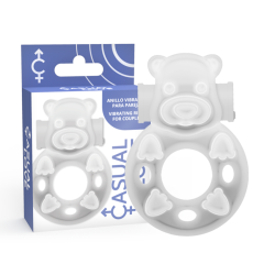 CASUAL LOVE - 26 ANILLO VIBRADOR CONEJITO TRANSPARENTE CASUAL LOVE 2