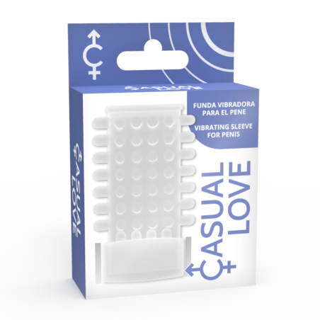 CASUAL LOVE - RING FUNDA PENE VIBRADOR TRANSPARENTE CASUAL LOVE