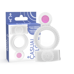 CASUAL LOVE - RING DOUBLE PLEASURE ANILLO TRANSPARENTE CASUAL LOVE 2