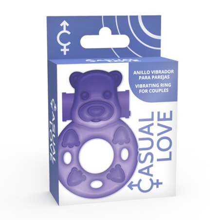 CASUAL LOVE - 26 ANILLO VIBRADOR CONEJITO LILA CASUAL LOVE