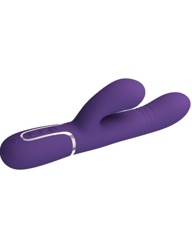 PRETTY LOVE - VIBRADOR PUNTO G MULTIFUNCIÓN MORADO 