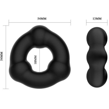 CRAZY BULL - ANILLO SILICONA SUPER SUAVE CON NODULOS CRAZY BULL