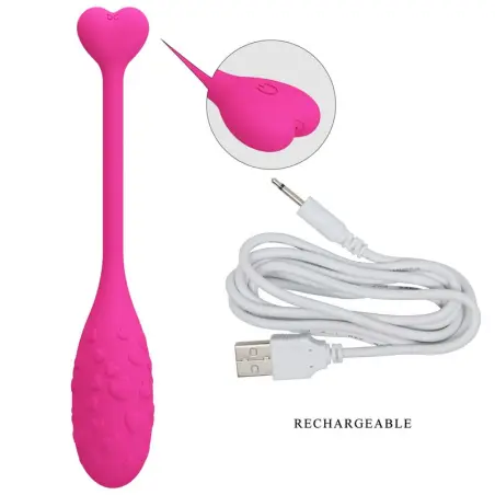 Huevo Vibrador Pescador Rosa Controlado por APP - Silicona