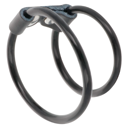 DARKNESS - ANILLA FLEXIBLE DOBLE PARA EL PENE DARKNESS SENSATIONS