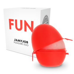JAMYJOB - HUEVO MASTURBADOR DISCRETO EDICION ROJO FUN JAMYJOB 2
