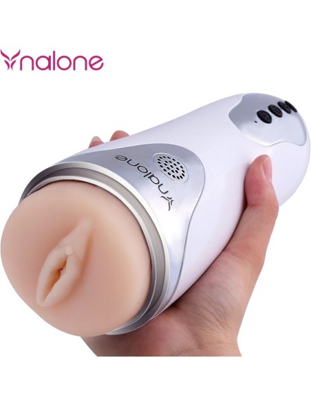 NALONE - MAGICIAN MASTURBADOR CON VIBRACIÓN BLANCO 