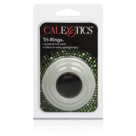 CALEXOTICS - SET TRES ANILLAS BRILLO EN LA OSCURIDAD CALEXOTICS