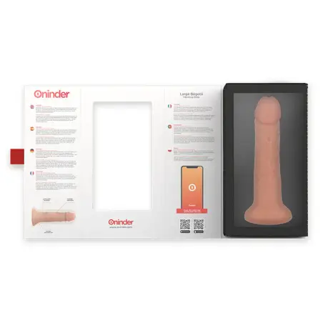 Large Bogotá Dildo Vibrador 9 Velocidades Natural 22 cm