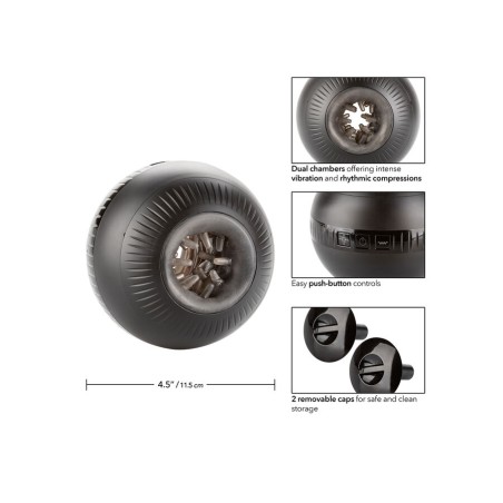 CALEXOTICS - OPTIMUM POWER MASTURBADOR MASCULINO CON VIBRACIÓN CALEXOTICS