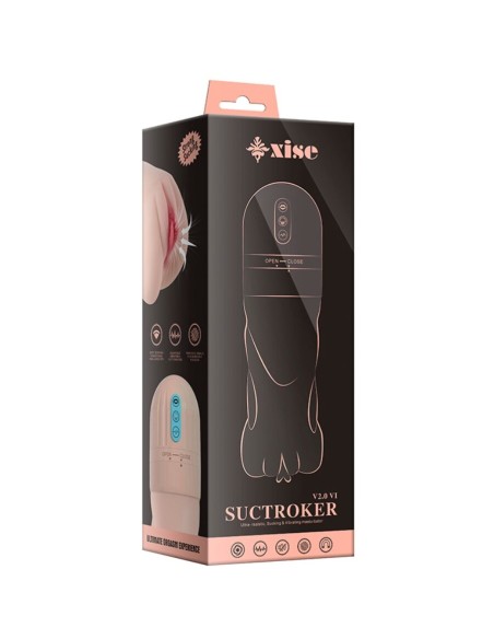 XISE - SUCTROKER V2.0 VI MASTURBADOR VAGINA CON VIBRACIÓN 