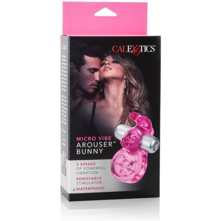 CALEXOTICS - MICRO VIBE AROUSER BUNNY ANILLO VIBRADOR ROSA CALEXOTICS
