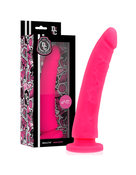DELTA CLUB - DILDO REALISTA ROSA SILICONA MEDICA 20 CM -O- 4 CM 