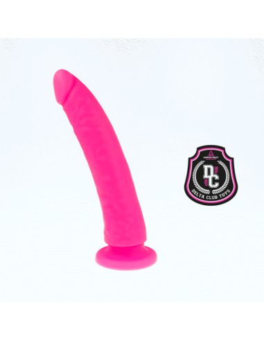 DELTA CLUB - DILDO REALISTA ROSA SILICONA MEDICA 20 CM -O- 4 CM 