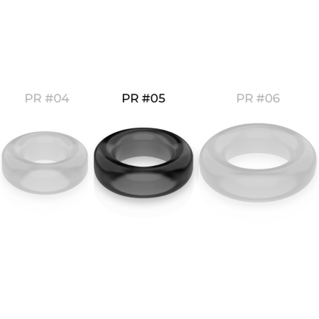 POWERING - SUPER FLEXIBLE Y RESISTENTE ANILLO PENE 4.8CM PR05 NEGRO POWERING