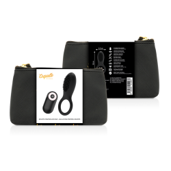 COQUETTE CHIC DESIRE - ANILLO VIBRADOR CONTROL REMOTO RECARGABLE NEGRO / GOLD COQUETTE TOYS 2