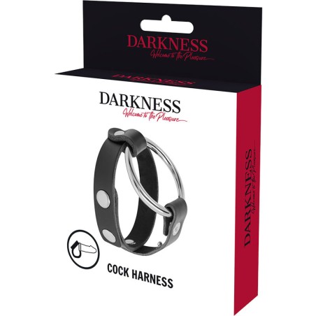 DARKNESS - ANILLO PARA PENE Y TESTÍCULOS BDSM DARKNESS BONDAGE