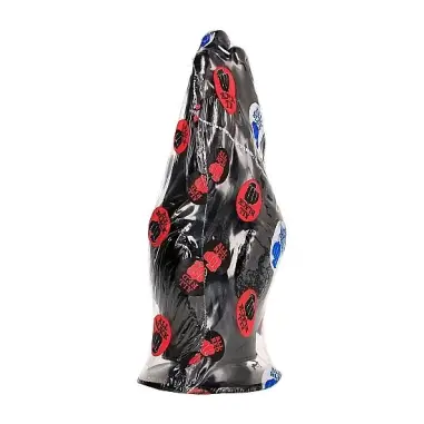 All Black Dildo Fisting 21 cm - Forma Ergonómica