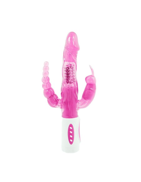 BAILE - PRETTY BUNNY TRIPLE VIBRADOR ROTADOR 