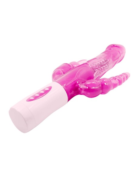 BAILE - PRETTY BUNNY TRIPLE VIBRADOR ROTADOR 