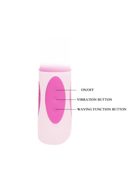 BAILE - PRETTY BUNNY TRIPLE VIBRADOR ROTADOR 
