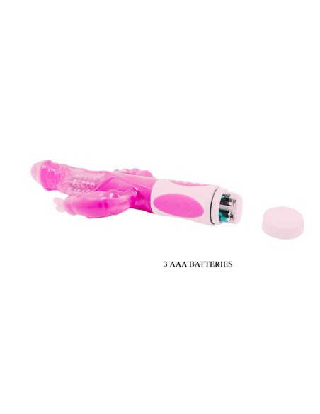 BAILE - PRETTY BUNNY TRIPLE VIBRADOR ROTADOR 