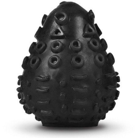G-VIBE - HUEVO MASTURBADOR TEXTURADO REUTILIZABLE NEGRO G-VIBE