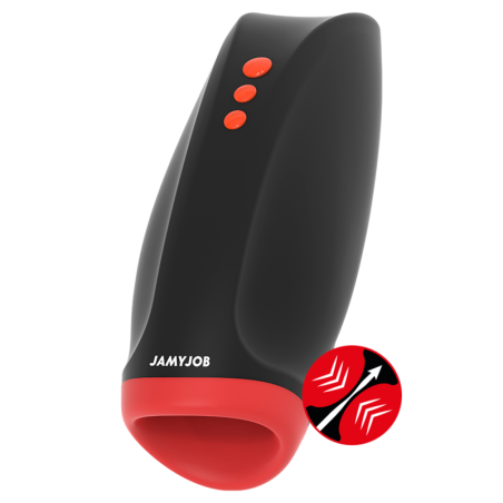 JAMYJOB - NOVAX MASTURBADOR CON VIBRACIÓN Y COMPRESIÓN JAMYJOB