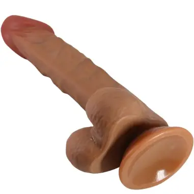 Baile Buraq Dildo Realístico 24 cm Natural - Ventosa