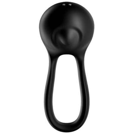 SATISFYER - MAJESTIC DUO ANILLO VIBRADOR NEGRO SATISFYER RING