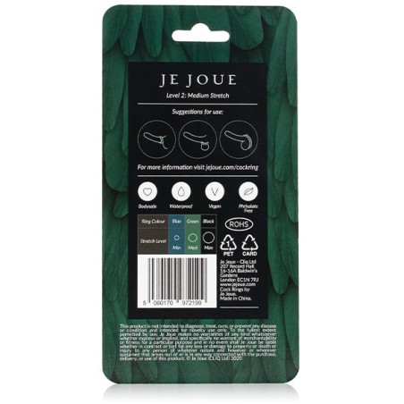 JE JOUE - ANILLO SILICONA VERDE - ESTRANGULAMIENTO MEDIO JE JOUE