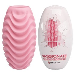 PRETTY LOVE - HUEVO MASTURBADOR DOBLE CARA ROSA PRETTY LOVE MALE