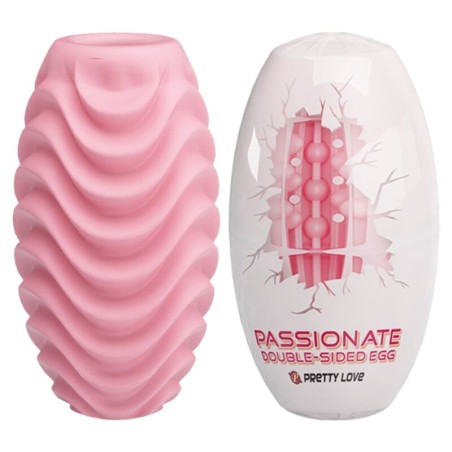 PRETTY LOVE - HUEVO MASTURBADOR DOBLE CARA ROSA PRETTY LOVE MALE