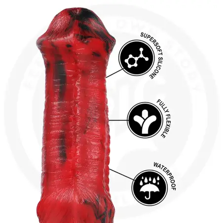 Epic Vulcanus Dildo Dragón de la Noche - Diseño Audaz