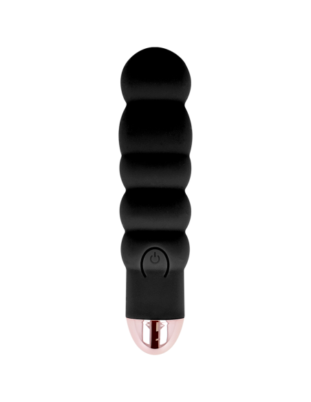 DOLCE VITA - VIBRADOR RECARGABLE SIX NEGRO 7 VELOCIDADES