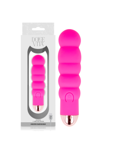 DOLCE VITA - VIBRADOR RECARGABLE SIX ROSA 7 VELOCIDADES 2