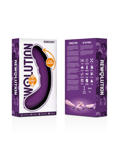 REWOLUTION - REWOCURVY VIBRADOR FLEXIBLE RECARGABLE 
