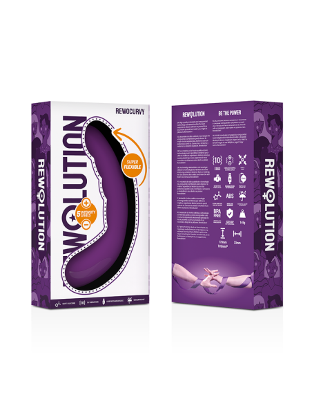 REWOLUTION - REWOCURVY VIBRADOR FLEXIBLE RECARGABLE 