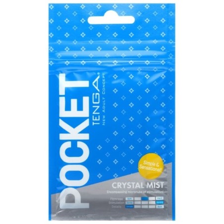 TENGA - CRYSTAL MIST MASTURBADOR POCKET TENGA