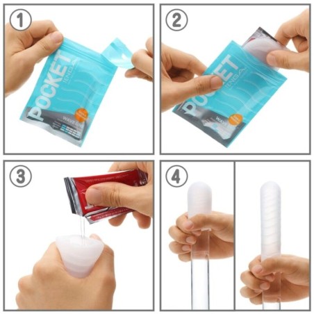 TENGA - SPARK BEARDS MASTURBADOR POCKET TENGA