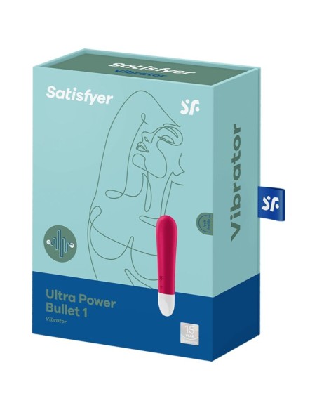 SATISFYER - ULTRA POWER BULLET 1 BALA VIBRADORA ROJA